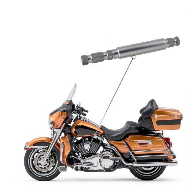 M MATI 40CR Steel Shifter Shaft for Harley Davidson-1