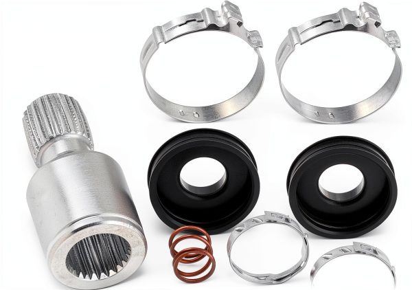 Zozoye Chrome Rear Drive Shaft Coupler for Arctic Cat-0
