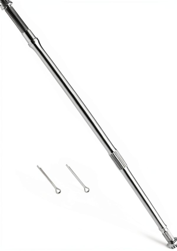 zozoye Chrome Rear Axle Wheel Shaft for Honda Rubicon-7