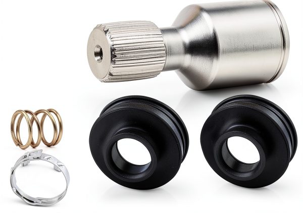 Zozoye Chrome Rear Drive Shaft Coupler for Arctic Cat-6