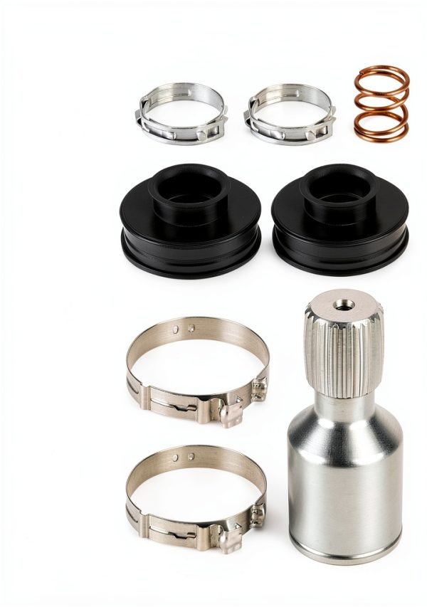 Zozoye Chrome Rear Drive Shaft Coupler for Arctic Cat-3