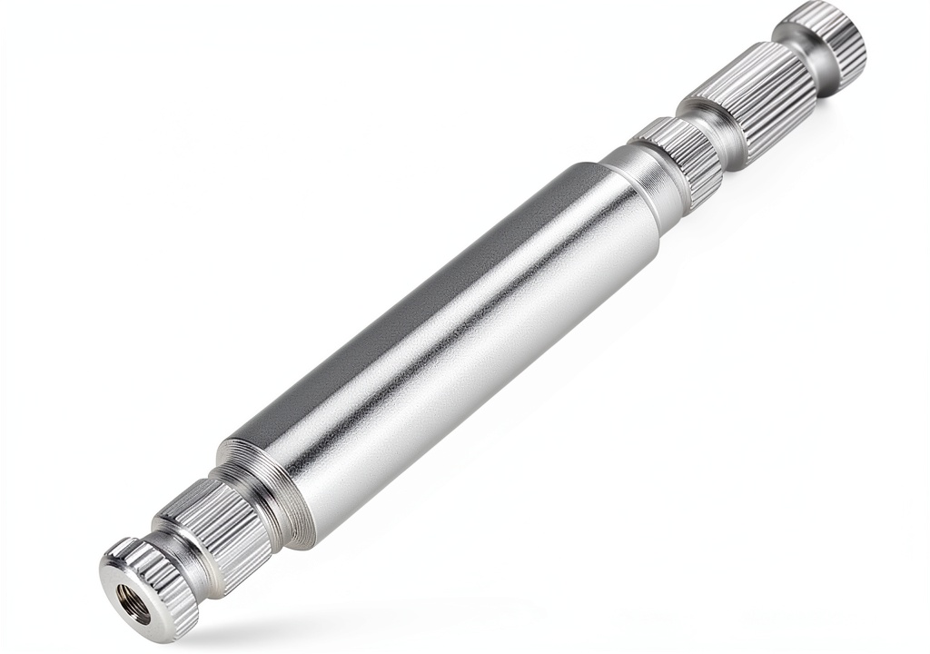 Harley Davidson shifter shaft installed on a motorcycle transmission