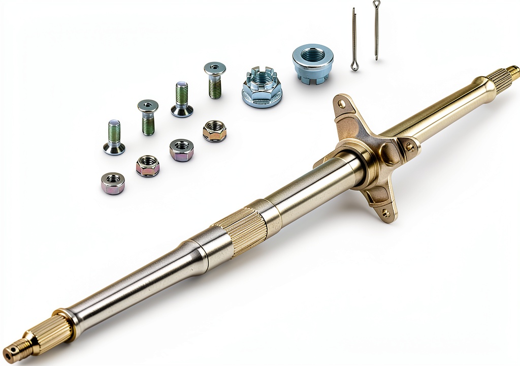 Rear Axle Shaft Chrome finish