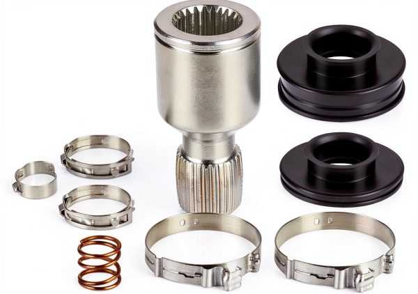 Zozoye Chrome Rear Drive Shaft Coupler for Arctic Cat-7