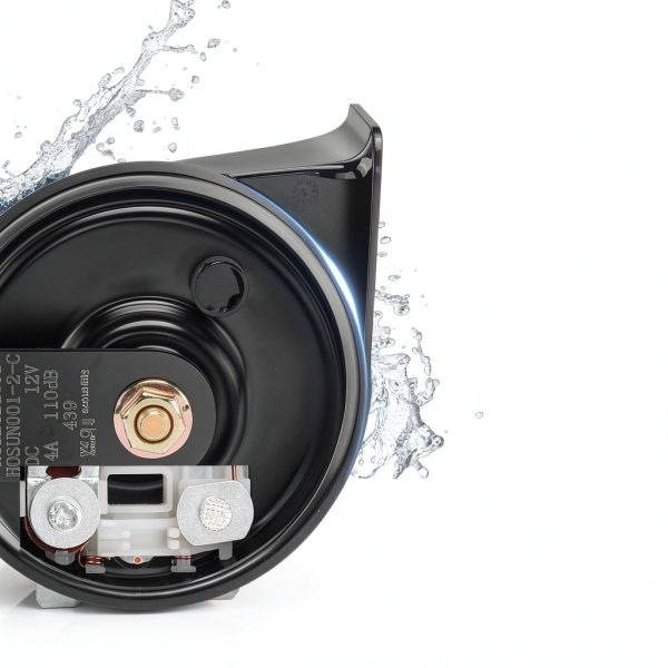 12V Electric Horn A-Premium Black Metal ABS Design-6