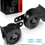 12V Electric Horn A-Premium Black Metal ABS Design-0