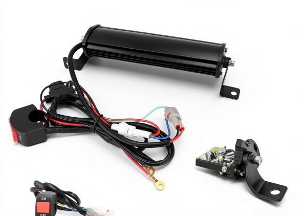 Motorcycle LED Light Bar Cylemoto Black Bar Kit-3