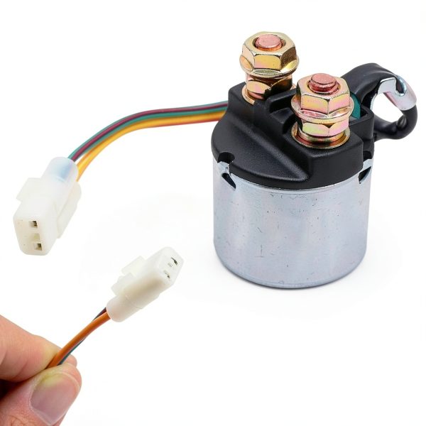 Yerbay Honda ATV Starter Relay Copper Silver-4