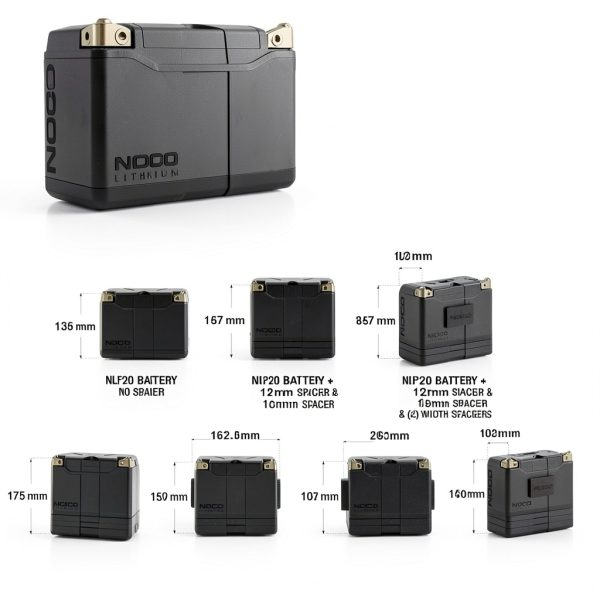 NOCO Powersports Battery 12V 7Ah Lithium-1