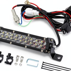 Motorcycle LED Light Bar Cylemoto Black Bar Kit-0