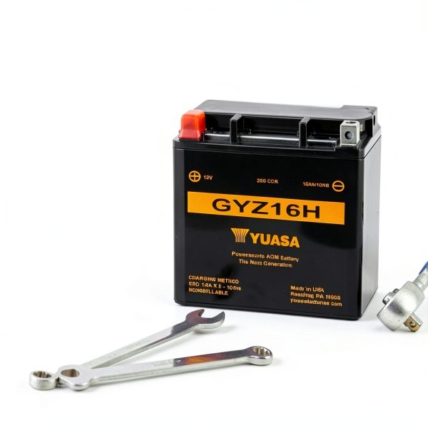 Yuasa Motorcycle Battery AGM 500CCA 16Ah-1