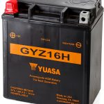 Yuasa Motorcycle Battery AGM 500CCA 16Ah-0